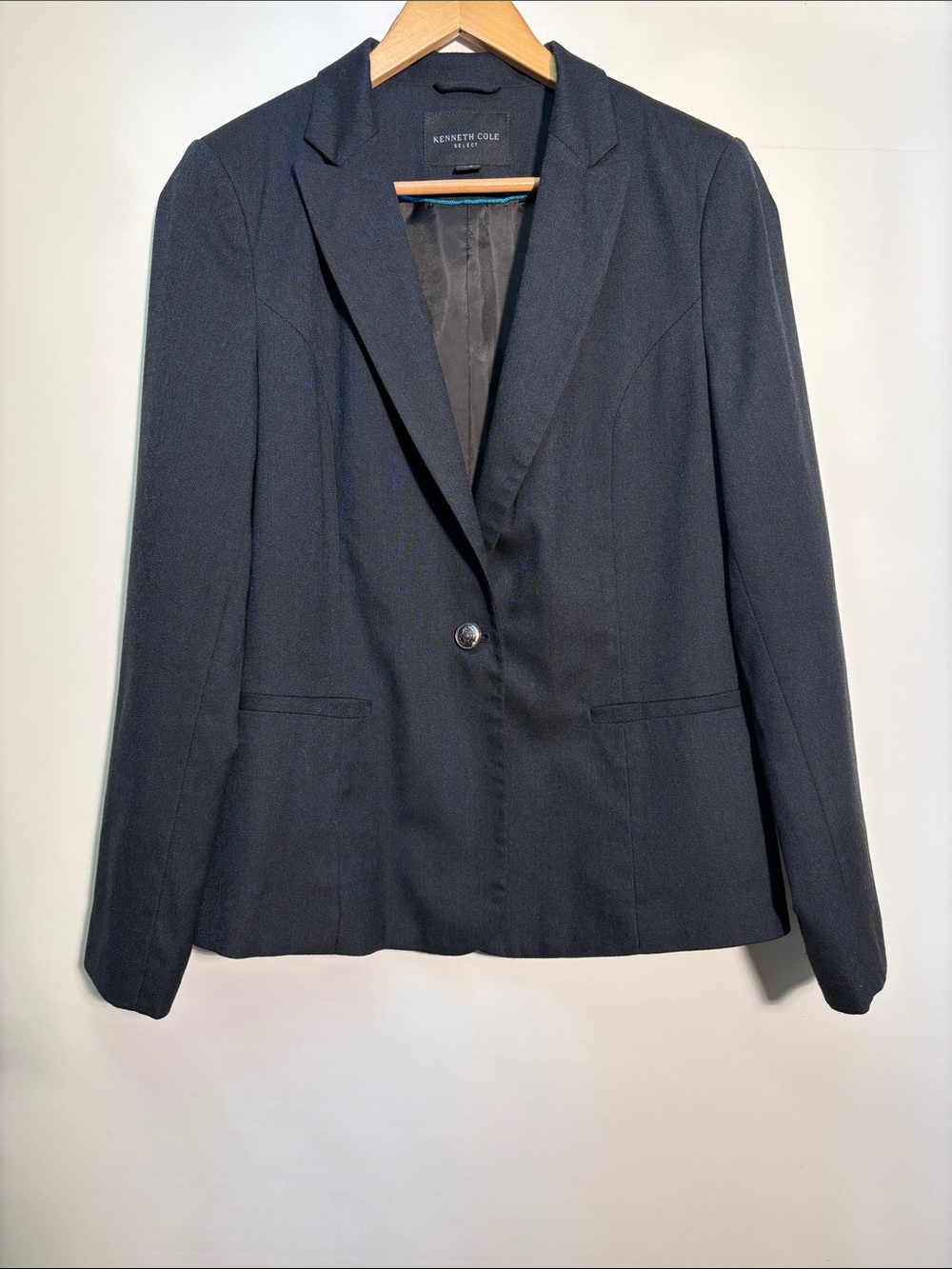 Kenneth Cole Single-Button Tailored Blazer